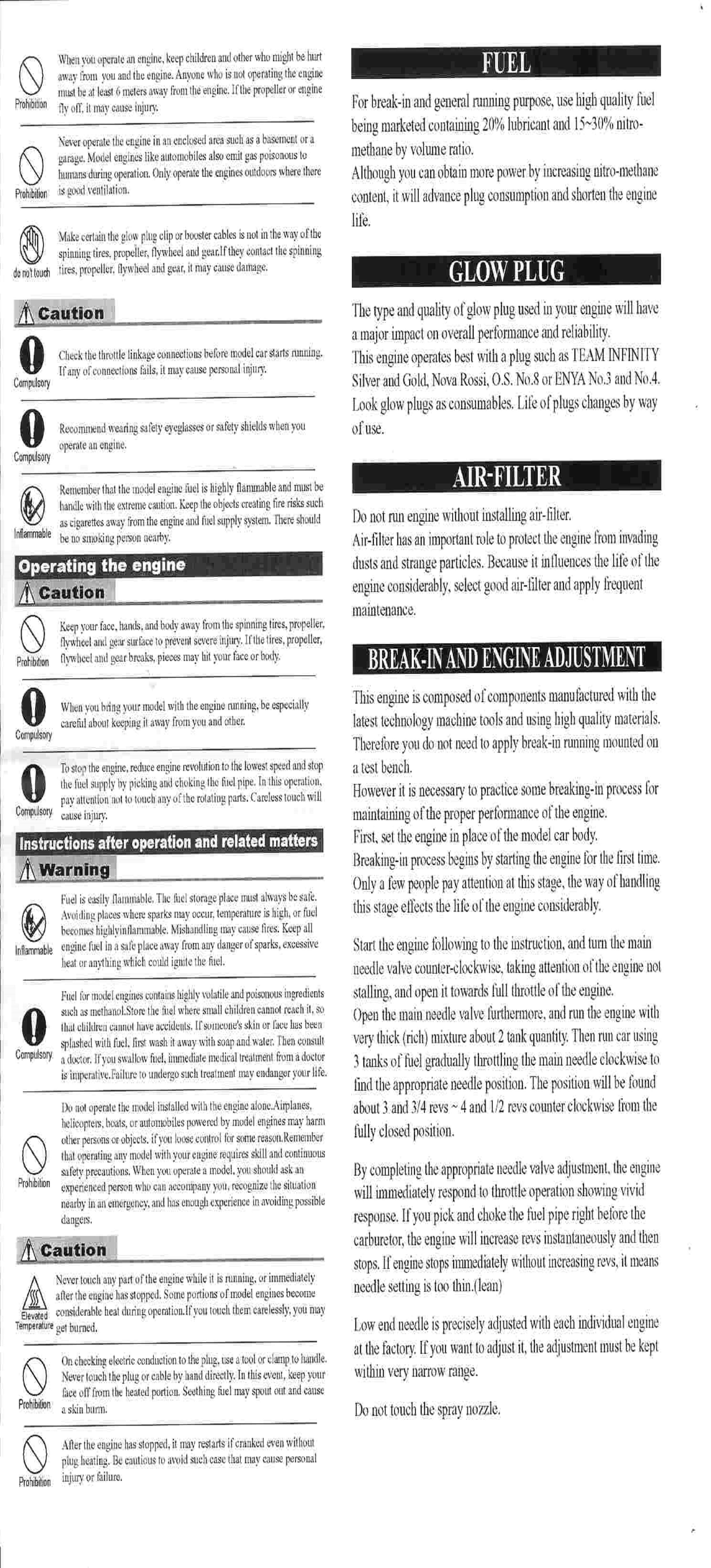 Original cluttered quick start guide